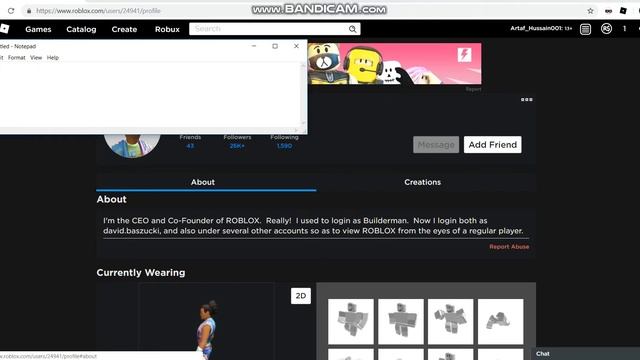 I am Talk About David Baszucki Roblox User Dead (Cancel Video) find out Think about смотреть онлайн
