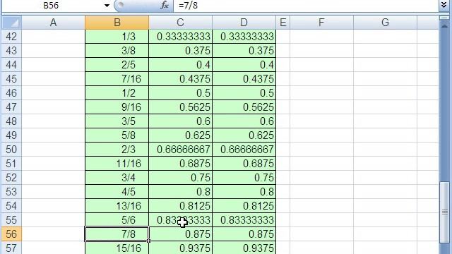 Excel Busn Math 24: Fraction and Percent Equivalents смотреть онлайн