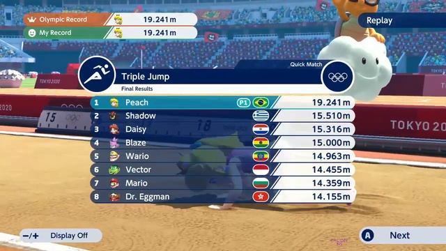 MARIO & SONIC AT THE OLYMPIC GAMES Triple Jump & Fencing смотреть онлайн