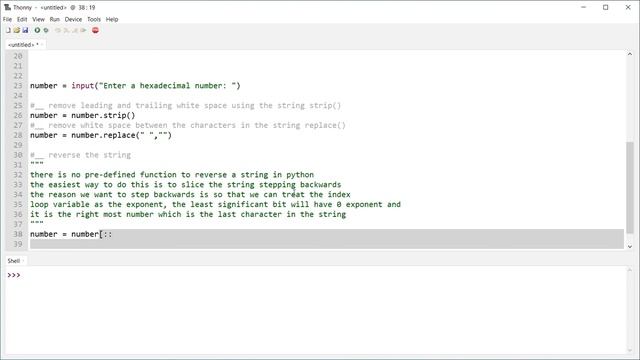 Python Program: Convert a Hexadecimal number to decimal смотреть онлайн