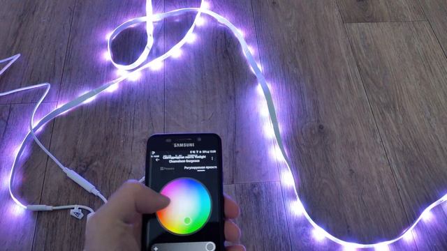 Управление светодиодной лентой Yeelight Lightstrip Pro через Mi Home смотреть онлайн
