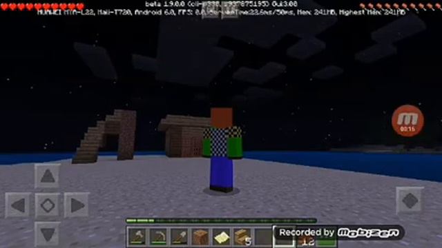 Обзор моего скина в Minecraft Pe версия—1.9.0.0 смотреть онлайн