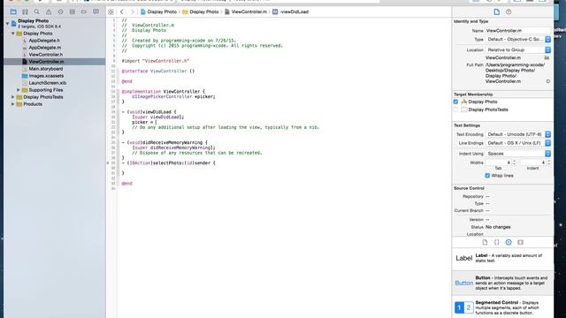 iOS Programming: Getting photos form the photo library смотреть онлайн