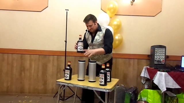 Фокус "Размножающиеся бутылки" смотреть онлайн