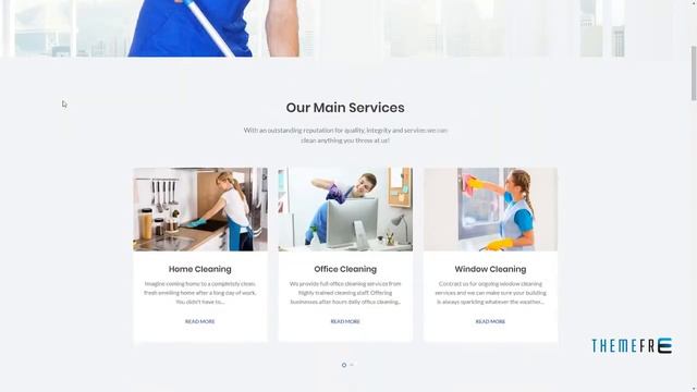 Clerina - Cleaning Services WordPress Theme Diggory Cordell смотреть онлайн