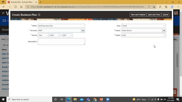 Oracle Sales Business Plan | Oracle Fusion Sales Tutorial | Oracle CRM Sales Tutorial | Oracle BISP смотреть онлайн