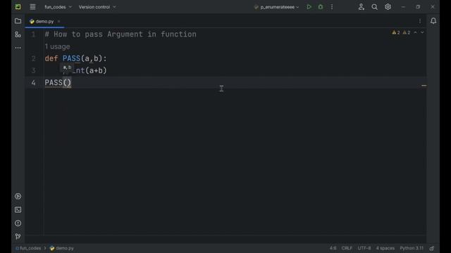 PASS ARGUMENTS INSIDE FUNCTION|CODE WITH PATRIX|PART 14 смотреть онлайн