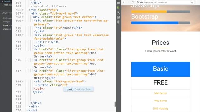 Bootstrap 4 Project - Bootstrap Exclusive Pricing Section - 12 смотреть онлайн