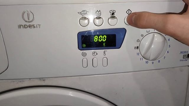 Indesit WIE 107 - short review and start program 8, 40°С смотреть онлайн