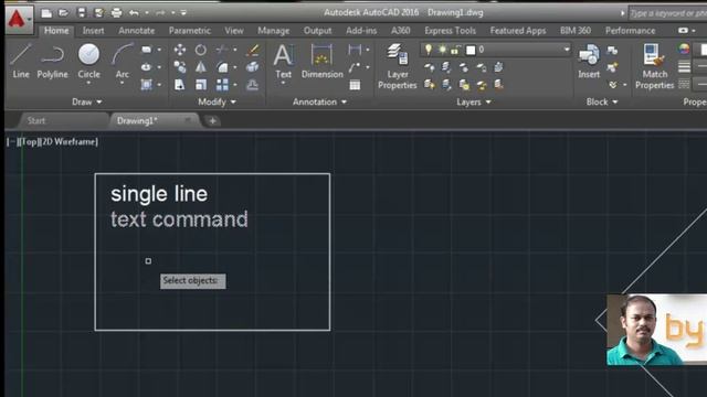 Single line text Autocad 2016 cad software - online autocad classes Part 26-30 смотреть онлайн