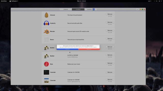 GNOME 3.36: macOS Mojave GTK theme (demo) смотреть онлайн