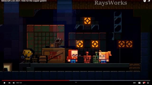 NEW "Copper Golem" Mob! 1.19 Minecraft Live 2021 Vote смотреть онлайн