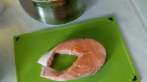 Лосось на пару