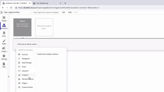 How to Trigger Workflows From Input Changes | Bubble Quick Tip смотреть онлайн