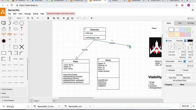 How to draw a UML diagram that shows inheritance смотреть онлайн