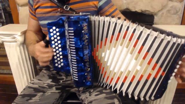 4676 - Blue Baronelli Diatonic Button Accordion GCF Sol MM 31 12 $399 смотреть онлайн