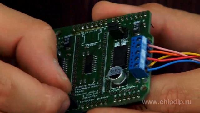 Motor Shield v3. Управление шаговым двигателем смотреть онлайн