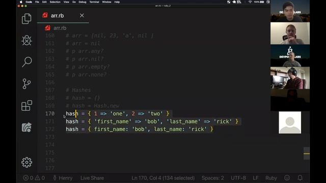 Part Time Web Development - Ruby Hashes, Arrays, and Gems - Summer 2020 Cohort смотреть онлайн