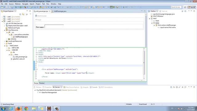 Creating an HTML form in JSP - (11 of 83) - Java EE Video Course смотреть онлайн