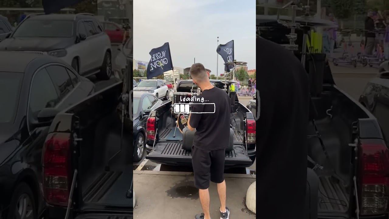 Пикап+барабанщик в парке Горького #пикап #барабанщик #shorts #рекомендации #рек смотреть онлайн