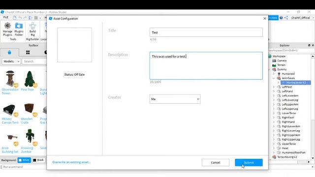 Roblox | How to make a moving torso (For everyone) READ DESC смотреть онлайн