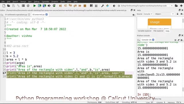 Workshop on Python Programming - Calicut University - Day 1 смотреть онлайн