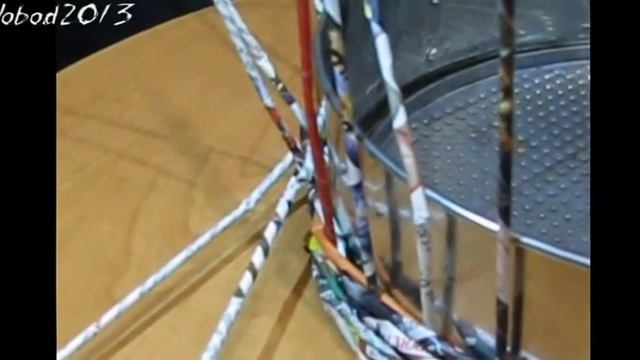 разновидность плетения+из газетных трубочек смотреть онлайн
