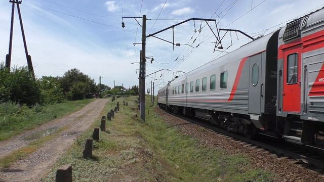 "С Днём России!" ЭП1М-507 с поездом №287 Новороссийск - Москва/№923 Москва - Москва смотреть онлайн