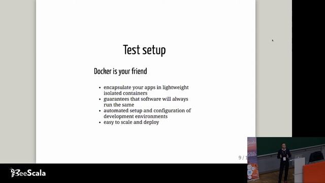 Microservices integration testing made simple with Docker by Tudor Palanga смотреть онлайн