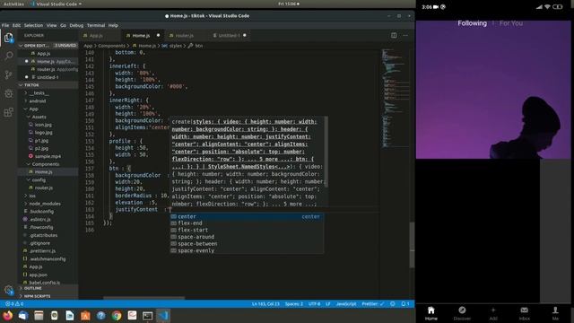 TikTok UI | React Native | AppDevBlog смотреть онлайн