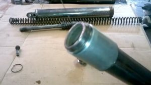 Сборка передней вилки мотоцикла Минск