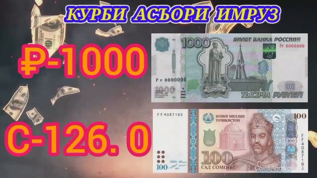 #Курс_рубл_к_самоний👉#курс #имруза #сегодная #рубл #сомони #доллар 💵💲 смотреть онлайн