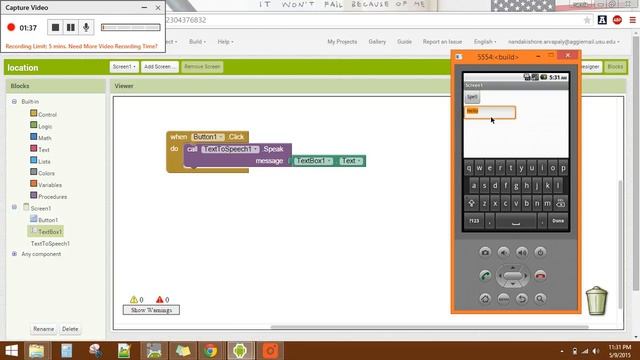 Text To Speech MIT APP Inventor 2 смотреть онлайн