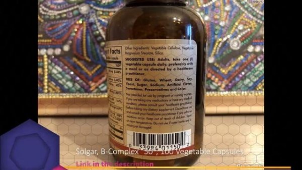 Solgar, B-Complex "50", 100 Vegetable Capsules