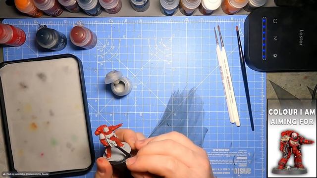 Blood Angels - Primaris Heavy Intercessors - Warhammer 40k - Painting Stream смотреть онлайн