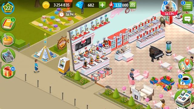 Моя Кофейня играю на 22 уровне смотреть онлайн