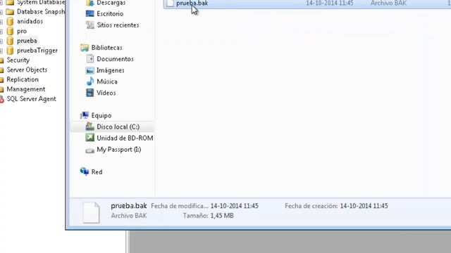 respaldar y restaurar base de datos en microsoft sql server 2008 смотреть онлайн