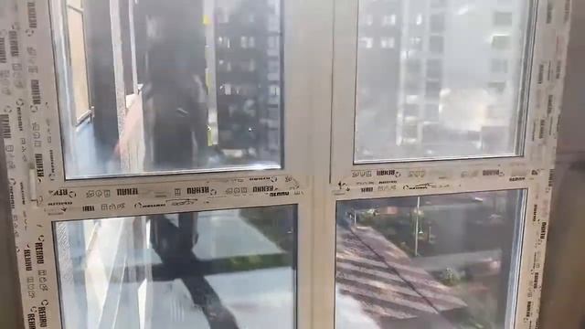 #жкмосквичка ТЕРРИТОРИЯ ОКОН. Произвели замену остекления лоджии на Rehau. Панорамные окна. смотреть онлайн