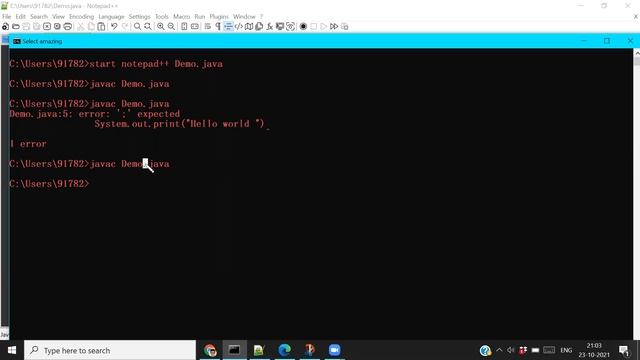 How to run java programs from cmd. смотреть онлайн