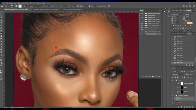 Photoshop Action free download - Frequency Separation смотреть онлайн