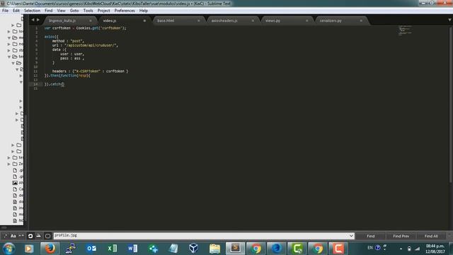 Resolviendo error 403 Forbidden con AXIOS POST y Django Rest Framework [Usando Vue js] ESPAÑOL смотреть онлайн