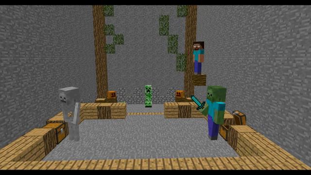 Monster School: Combat - Minecraft Animation смотреть онлайн