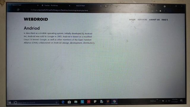4 responsive Navbar using Bootstrap смотреть онлайн