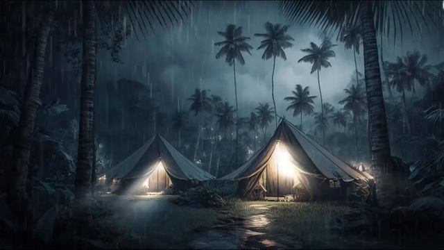 Rain Sounds For Sleeping ? 100% Instantly Fall Asleep With Rain And Thunder Sound At Night