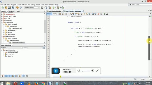 How to create a java virus (open windows) смотреть онлайн