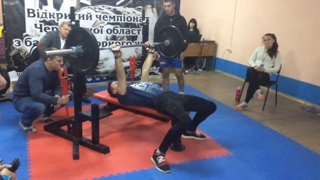 Открытый чемпионат Черкасской обл по многоповторному жиму (Лосенко Андрей) смотреть онлайн