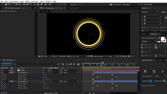 Создание простого шейпового интро (2RogerThat - Уроки по After Effects) смотреть онлайн
