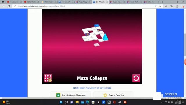 Maze Collapse | Math Playground for Kids смотреть онлайн