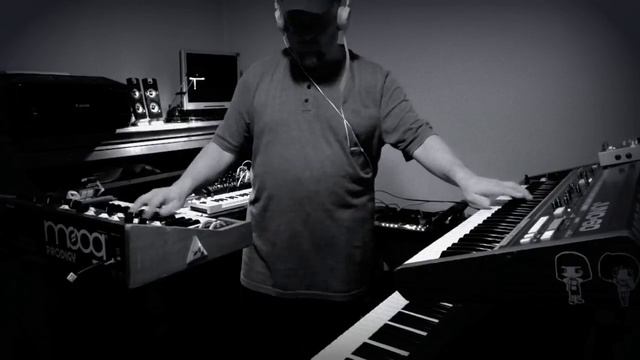 Karmadog: Industrial Synth Jam: Juno60, Moog Mother 32, Rhythm Wolf смотреть онлайн