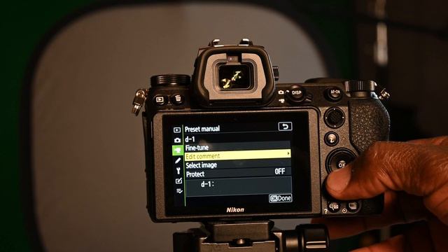Nikon Z6ii How To Set A Custom White Balance